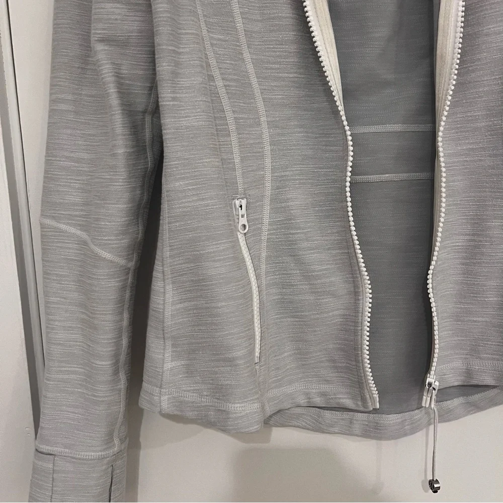 Lululemon Define Full Zip Jacket Heathered Grey - Picture 6 of 9